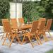 Furniture Sets 13 Piece Patio Dining Set with Cushions Black Outdoor Chairs Outdoor Tables for Conversation Dining