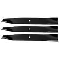 Set of 3 Lawn Mower Blades Fits Toro TimeCutter SW5000 SW 5000 50 Zero-Turn Mowers 110-6837-03 115-5059-03