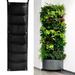 Usmixi Vertical Wall Hanging Planters 7 Pockets Indoor Outdoor Grow Bags Fabric Raised Rectangle Breathable Planting Container Growth Bag Garden Wall Planter Growth Bags for Indoor Outdoor