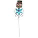 1Pc Wonderful Iron Pinwheel Decorative Iron Windmill for Garden Christmas Random Color