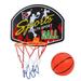 Indoor Mini Basketball Hoop Set Children S Toy Basketball Board Parent-Child Sports Indoor Basketball Suitable For Door And Wall Hanging With Complete Accessories Basketball Toy Gift (Random Color)