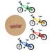 Mountain Bike Colorful Finger 1: 18 Mountain Bike Model for Boys Kids ( 4Pcs )