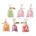 6 Pcs Snacks Ornament Toy Simulated Bags Miniature Ornaments Food Rubber