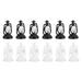 Mini Oil Lamp 12 Pcs Miniature Lantern Models Doll House Kerosene Lights Dollhouse Furniture Child Plastic