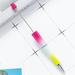 Feildoo Ballpoint Pen Smooth Writing Stationery DIY Beadable Pen Writing Supplies for Children 10pcs Gradient Red White Yellow Y03G5Q10E