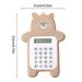 Apmemiss Clearance Cute Bear Calculator Basic Button Battery Powered Handheld Calculator Schools and Children Can Choose Yellow Blue Cyan and Brown. Farmhouse Decor Clearance