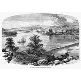 Minnesota: St. Paul C1870. /Nview Of St. Paul Minnesota From Dayton S Bluff. Wood Engraving American C1870. Poster Print by (18 x 24)