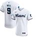 Josh Bell Men's Nike White Miami Marlins Home Elite Custom Patch Jersey