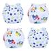 SNNROO 4Pcs Training Pants for Boys Girls Toddlers Baby Potty Training Cotton Absorbent Training Pants Unisex Toddler Pee Pants for Boys & Girls(2 * Blue Dots+2 * Cars)