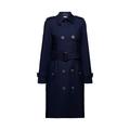 Esprit Women Coats woven long Damen navy, Gr. XL, Polyester, Weiblich Jacken outdoor