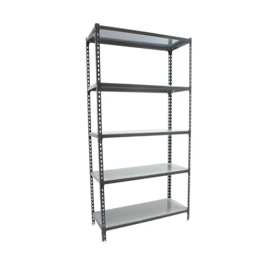 SimonRack Simonclick schraubenloses Metallregal 5 Böden. Farbe ANTHRAZIT/VERZINKT 1800x800x300 mm Image