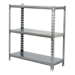 SimonRack Simonclick schraubenloses Metallregal 3 Böden. Farbe VERZINKT/VERZINKT 1000x800x500 mm Image