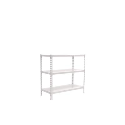 SimonRack Simonclick schraubenloses Metallregal 3 Böden. Farbe WEISS/WEISS 1000x800x500 mm Image