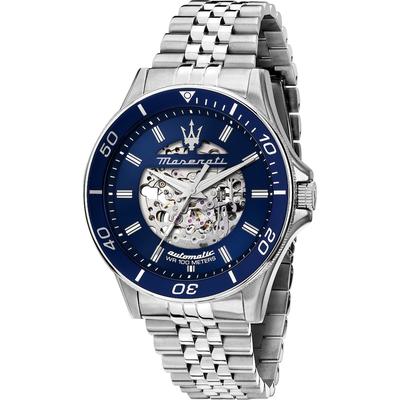Maserati Herrenuhr Edelstahl silber Herren Image