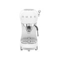 Smeg Ecf02 50'S Retro Style Espresso Coffee Machine With 15 Bar Pump And Stainless Steel Filter Holder, 1350W, 1L