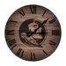 Imperial Florida State Seminoles Rustic 16'' Clock