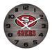 Imperial San Francisco 49ers Weathered 16" Clock