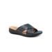 Women's Tillman Sandal by SoftWalk in Navy Laser (Size 8 1/2 N)