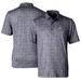 Men's Cutter & Buck Black Arkansas Razorbacks Alumni Logo Pike Constellation Print Stretch Polo