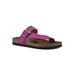 Women's Carly Sandal by White Mountain in Purple Rain Suede (Size 7 M)