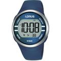 Chronograph LORUS "Lorus Digital Chrono, R2339NX9" Armbanduhren blau Damen Quarzuhren