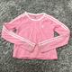 Adidas Shirts & Tops | Adidas Classic Pink Top With 3 White Lines On Sleeves-Size L (13-14) | Color: Pink/White | Size: Size L (13-14)