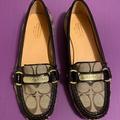 Coach Shoes | Coach Loafer Slip Ons 6 1/2 | Color: Brown/Tan | Size: 6.5