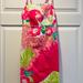 Lilly Pulitzer Dresses | Lilly Pulitzer Dress 14 Port Of Caw White Label | Color: Green/Pink | Size: 14g