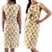 Anthropologie Dresses | Anthro Pear Fruit Bow-Tie Wiggle Sheath Dress With Pockets! Sz 2 | Color: Cream/Gold | Size: 2