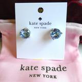 Kate Spade Jewelry | Kate Spade "Rise And Shine" Lite Sapphire Studs | Color: Blue | Size: Os