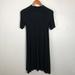 American Eagle Outfitters Dresses | Aeo Soft & Sexy Ribbed Swing Dress Back Cut Out | Color: Black | Size: S