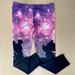 Disney Pants & Jumpsuits | Disney Leggings Womens Xl Juniors Mickey Minnie Mouse Galaxy Silhouette Pants | Color: Black/Purple | Size: Xlj