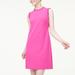 J. Crew Dresses | Nwot J. Crew Pink Knee Length Ruffle Short Sleeve Shift Dress | Color: Pink | Size: 6