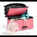 Victoria's Secret Bags | Nwot Victoria's Secret Striped Canvas Lingerie Bag | Color: Black/Pink | Size: Os
