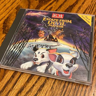 Disney Video Games & Consoles | Vintage 90s Disney 101 Dalmatians Escape From Devil Manor Pc Game Cd-Rom Gaming | Color: Black/White | Size: Os