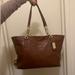 Coach Bags | Coach Madison Leather East/West Tote | Color: Brown/Tan | Size: Os