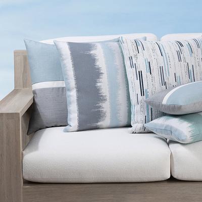 Connective Indoor/Outdoor Pillow Collection by Elaine Smith - Connection, 12" x 20" Lumbar Connection - Frontgate