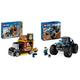 LEGO City Burger-Truck & City Blauer Monstertruck