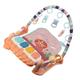 Baby Gym Play Mat, Baby Musical Pedal Playmat Sensory Exploration Colorful Soft for New Born (Pink)