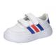 adidas Jungen Unisex Kinder Breaknet 2.0 Shoes Kids Sneaker, FTWR White/Lucid Blue/Bright red, 23.5 EU
