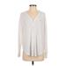 Tommy Hilfiger Cardigan Sweater: White Print Sweaters & Sweatshirts - Women's Size Small