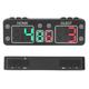 Digital Scoreboard, Easy to Use, Portable ABS 2 Setting Mode, 100-240V Durable LED Score Board with Countdown Timer for Game Rooms (UK Plug 100‑240V)