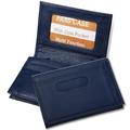 Harewith Business Card Holder, Men's License Case, Coin Pocket Included, Magazine Listing, Card Case, Pass Case, Japan Quality, Genuine Leather, Bifold, Navy, Casual