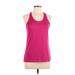 Nike Active Tank Top: Pink Solid Activewear - Women's Size Large