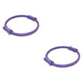 Toddmomy 2 Pcs Pilates Resistance Rings Medal Frame Display Pilates Circles Yoga Ring Womans Rings Beginnerspilates Ring Pilates Ring Workout Toning Ring Fitness Circle Shaping Purple Miss