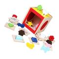 TOYANDONA 2 Sets Blind Spell Touch Box Color Recognition Toy Creative Enlightenment Plaything Toddler Stacking Toys Shape Puzzle Game Kids Puzzles Jigsaw Plaything Blocks Wooden Parent-child