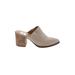 DV by Dolce Vita Mule/Clog: Tan Solid Shoes - Women's Size 6 1/2 - Almond Toe