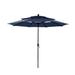 10ft Patio Umbrella Outdoor 3 Tier Vented Market Table Umbrella with 1.5" Aluminum Pole and 8 Sturdy Ribs, (Dark Blue)