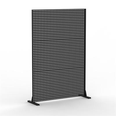 Metal Privacy Screen,Decorative Privacy Screen Panels, Rhombus-Shaped