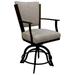 Montana Cream Swivel Tilt Metal 30" or Counter 26" Bar Stool